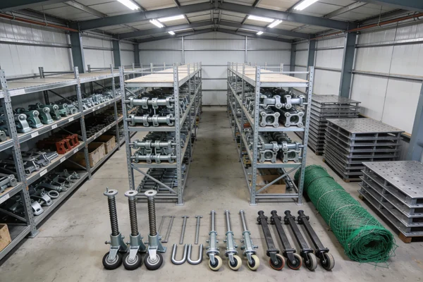 scaffolding-accessories-organized-in-warehouse